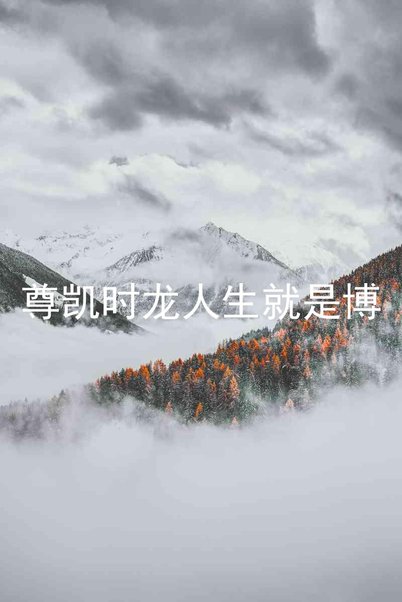 尊凯时龙人生就是博